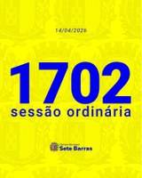 SESSÃO ORDINÁRIA Nº 1702º