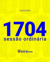 SESSÃO ORDINÁRIA Nº 1704